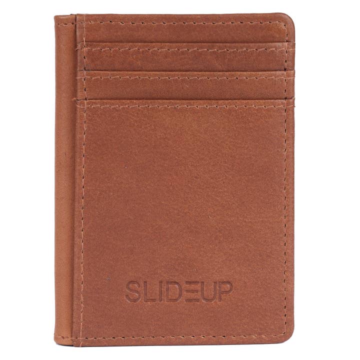 Exalt Leather Card Case - Tan for wholesale by SLIDEUP