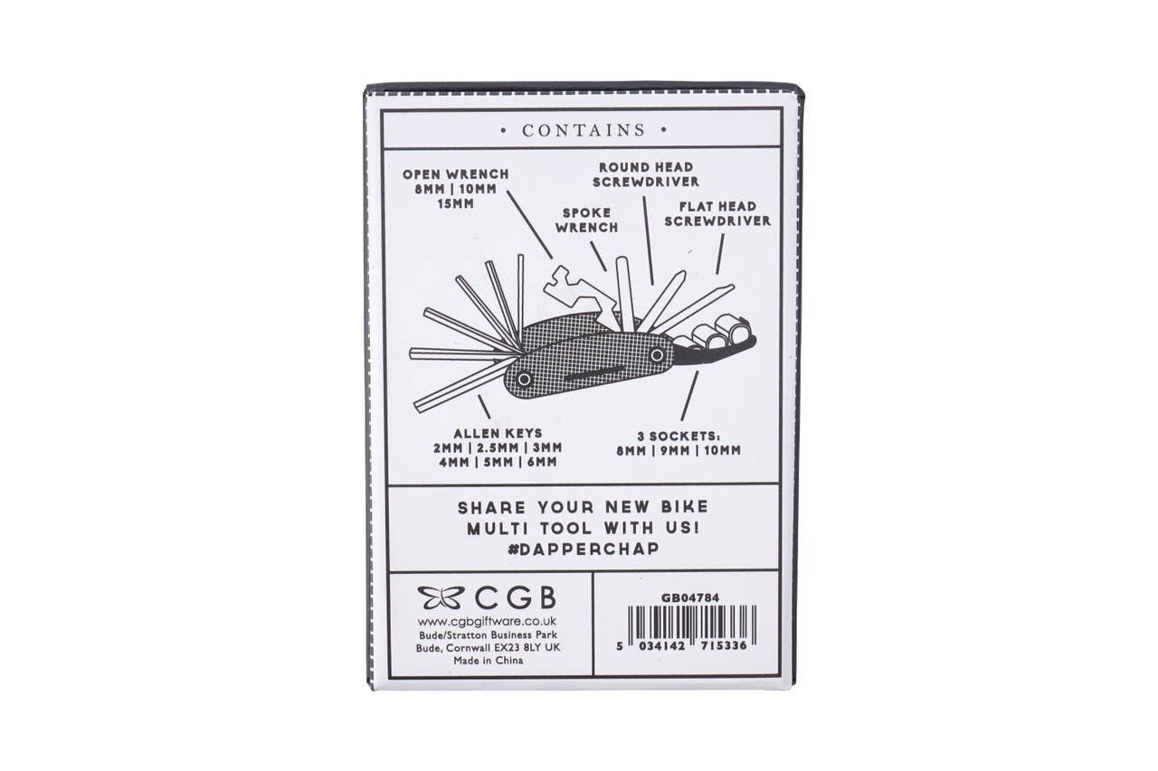 CGB Giftware – wholesale Handy tool – Dapper Chap Bike Multi Tool3