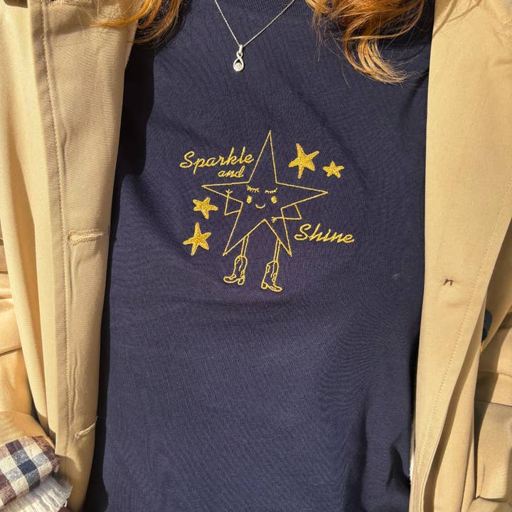 Sparkle & Shine Long Sleeve Top for wholesale by TheCliqueClothingCo