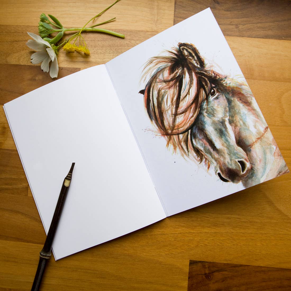Kate Moby - Wholesale Notebook - Inky Horse Eco A6 Notebook2