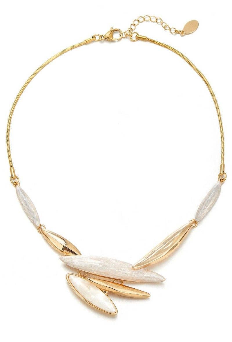 BELLE MISS - Vendita all'ingrosso Girocollo/collier - Collana Aglaée in ottone smaltato e resina0