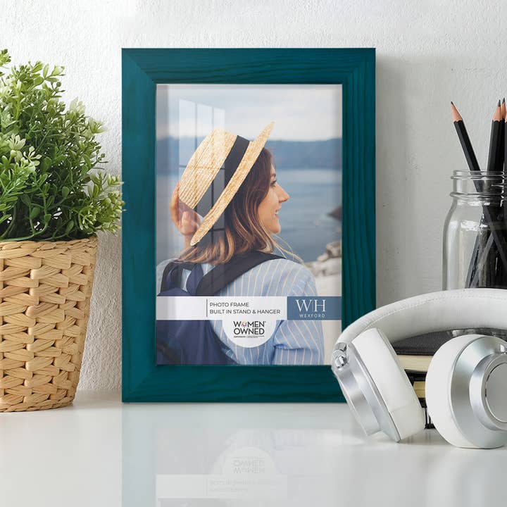 Wexford Home - Wholesale Picture Frame - Photo Frame, Real Wood with Wood Grain, Ocean Blue13