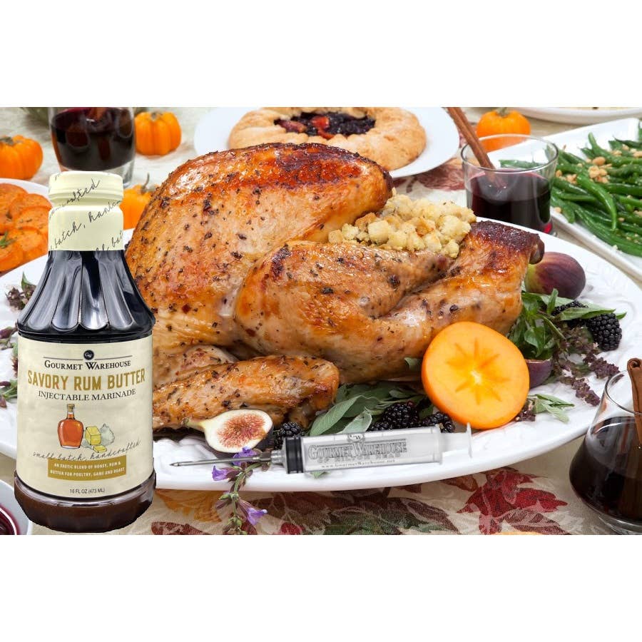 Gourmet Warehouse Brands - Wholesale Marinade - Gourmet Warehouse Savory Rum Butter Injectable Marinade2