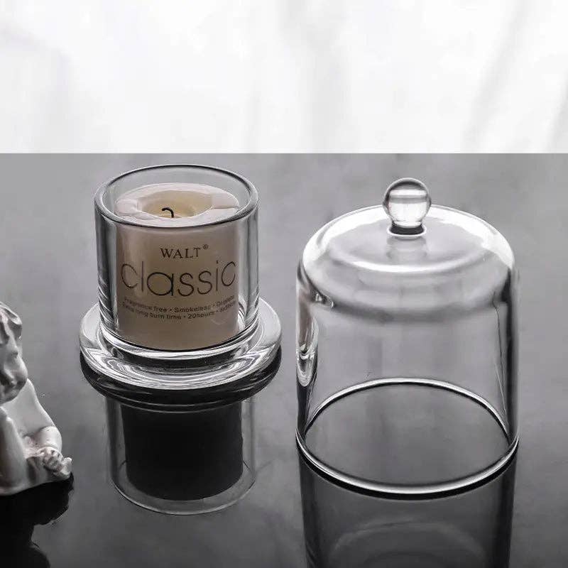 Vagabond Vintage - Wholesale Candle Holder - Glass Candle Holder With Glass Cover0