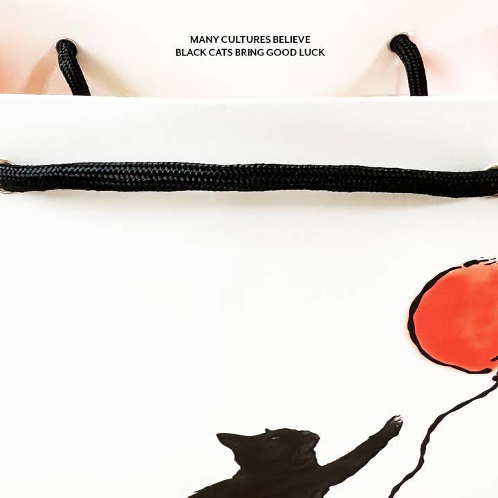 Mitzi Bitsy Spider - Wholesale Gift Bag - Happy Birthday Black Cat — Birthday Gift Bag 2