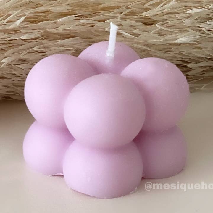 Baby boble stearinlys lilla for engroshandel hos Mesique Home