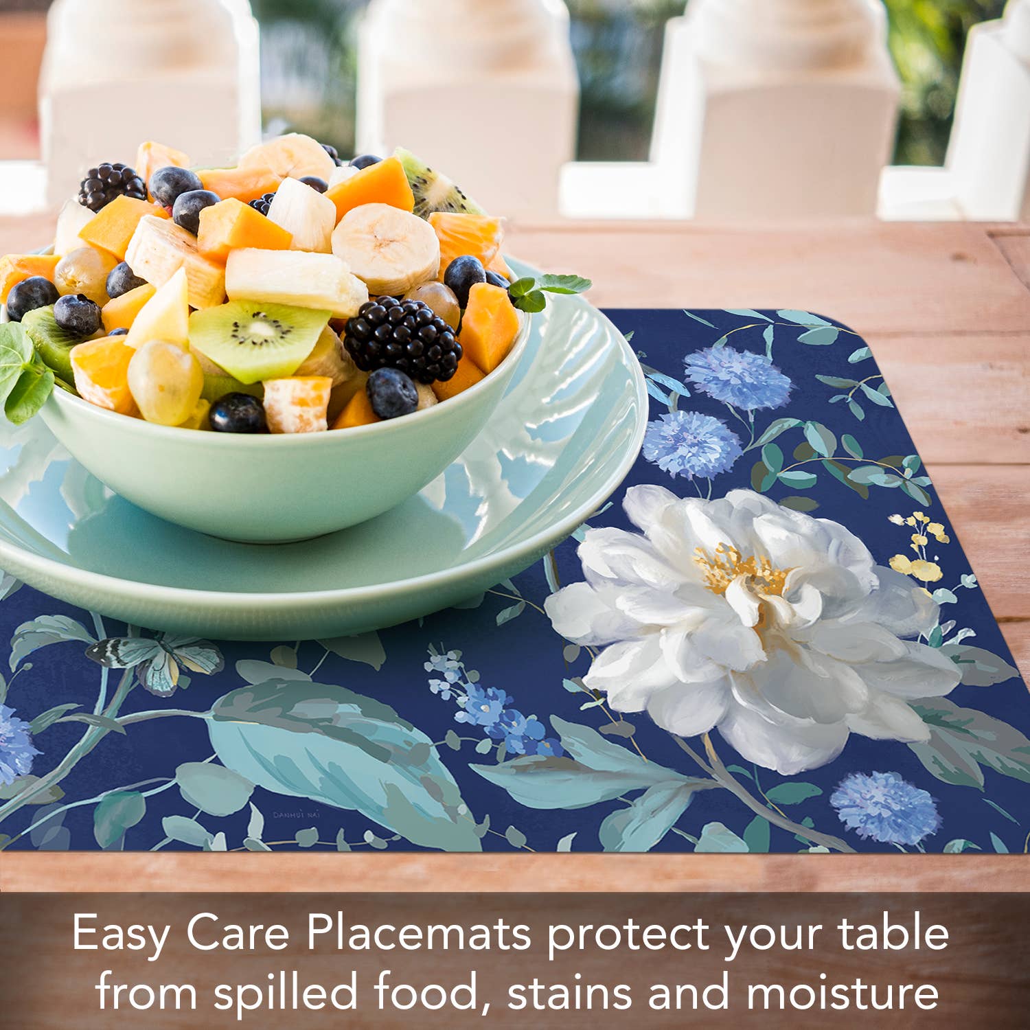 CounterArt/Highland Home/Thirstystone/CoasterStone – wholesale Placemat – "Spring Morning" Reversible Rectangular Plastic Placemat1