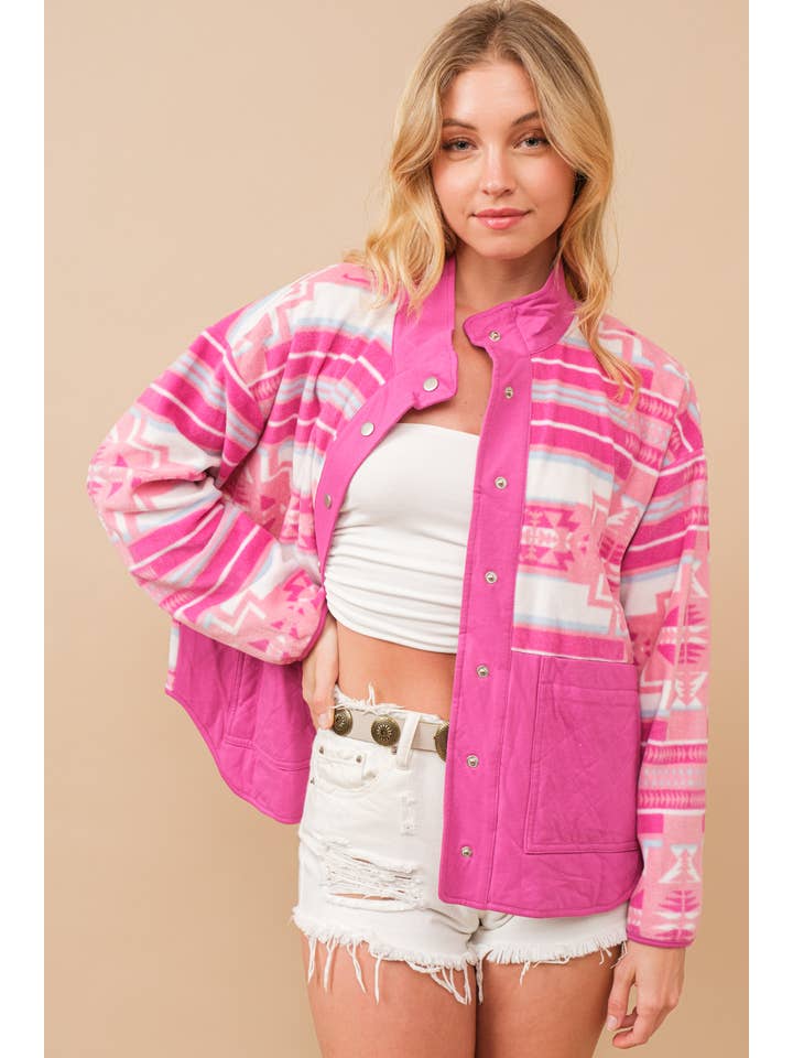 Blue B - Wholesale Fleece - Women's - 34348J - Blue B Aztec Exclusive Quilted Fleece Jacket14