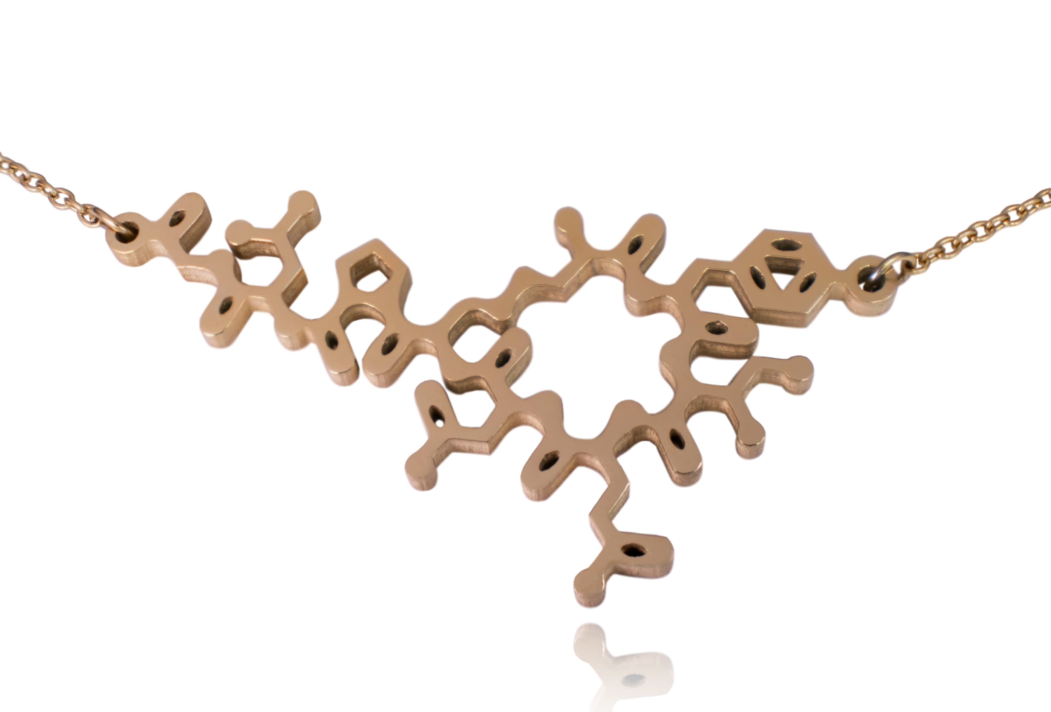 Clayton Jewelry Labs - Venta al por mayor Collares con colgantes/abalorios - Collar de acero inoxidable con molécula de oxitocina7