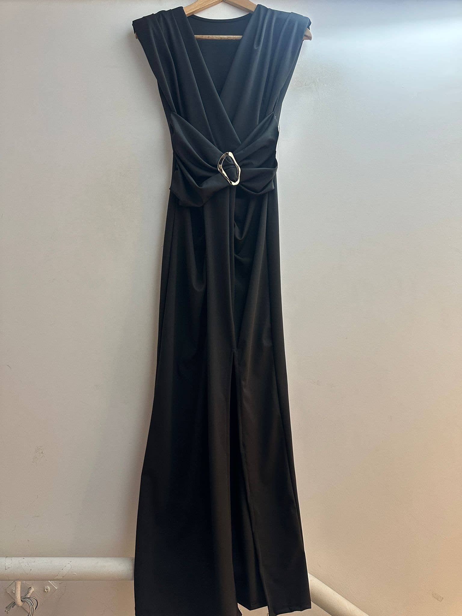 LORIANE - Wholesale Dress - Women's - 7336/61123 Long plain dress5