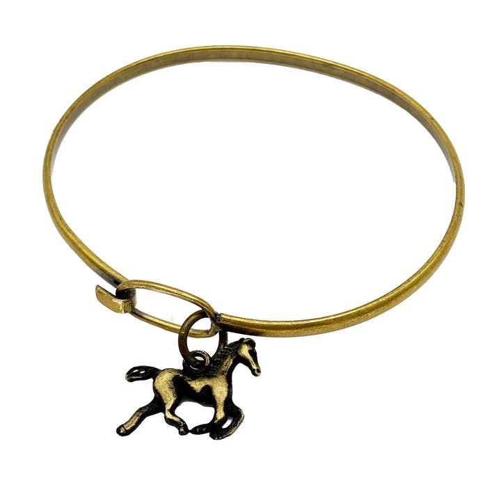 Gleeful Peacock - Wholesale Individual Charm/Pendant - Horse Charm (available with Bracelet or Necklace)5