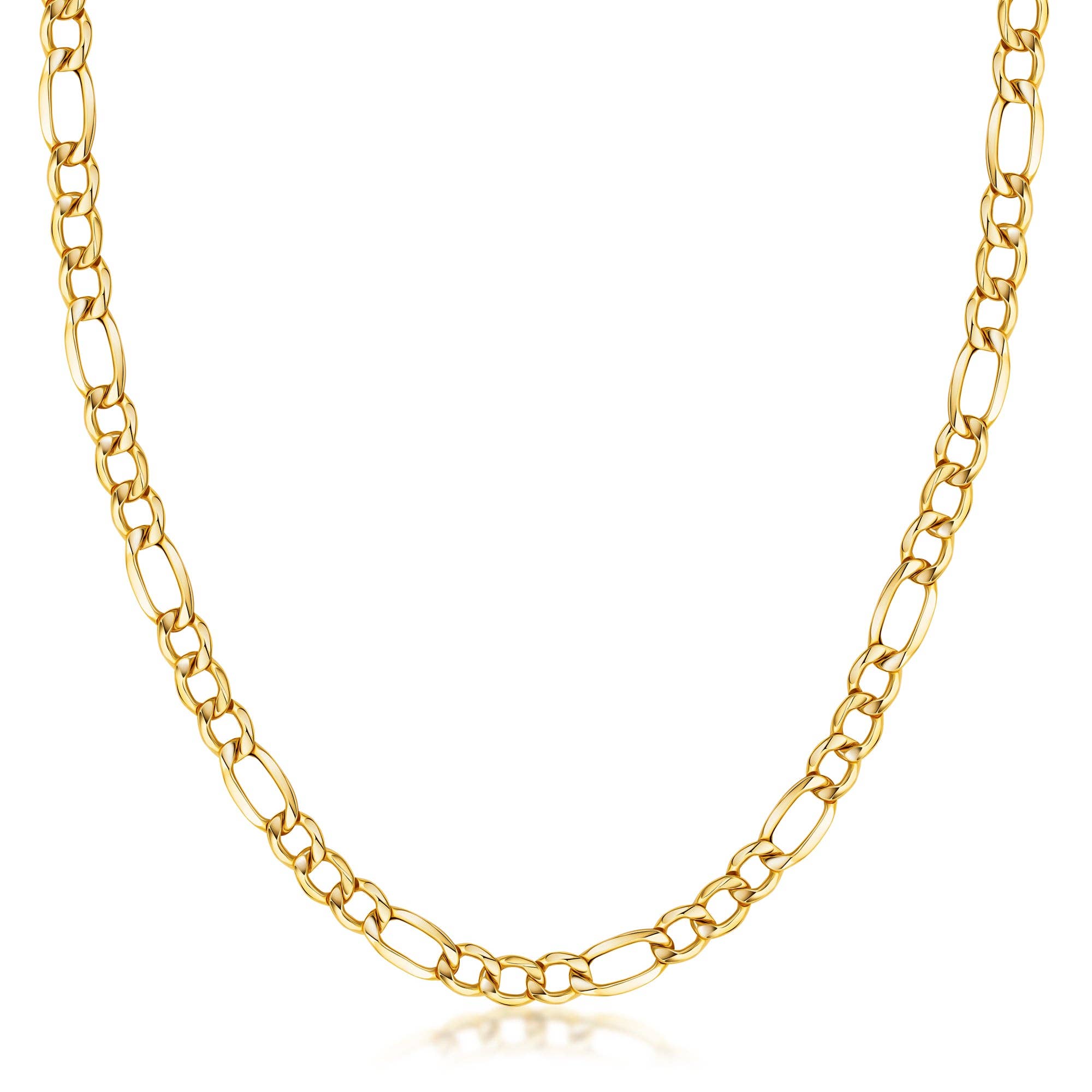 14K Gold Figaro Chain Necklaces for wholesale on Faire8