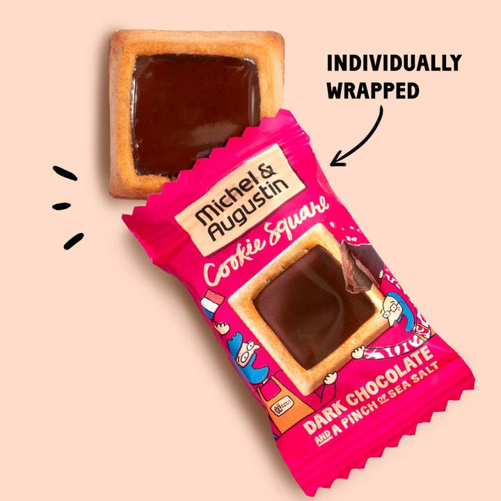 Michel et Augustin - Wholesale Cookie - 1 case of 36 Bags of Dark chocolate cookies ($4.42 per Bag)3