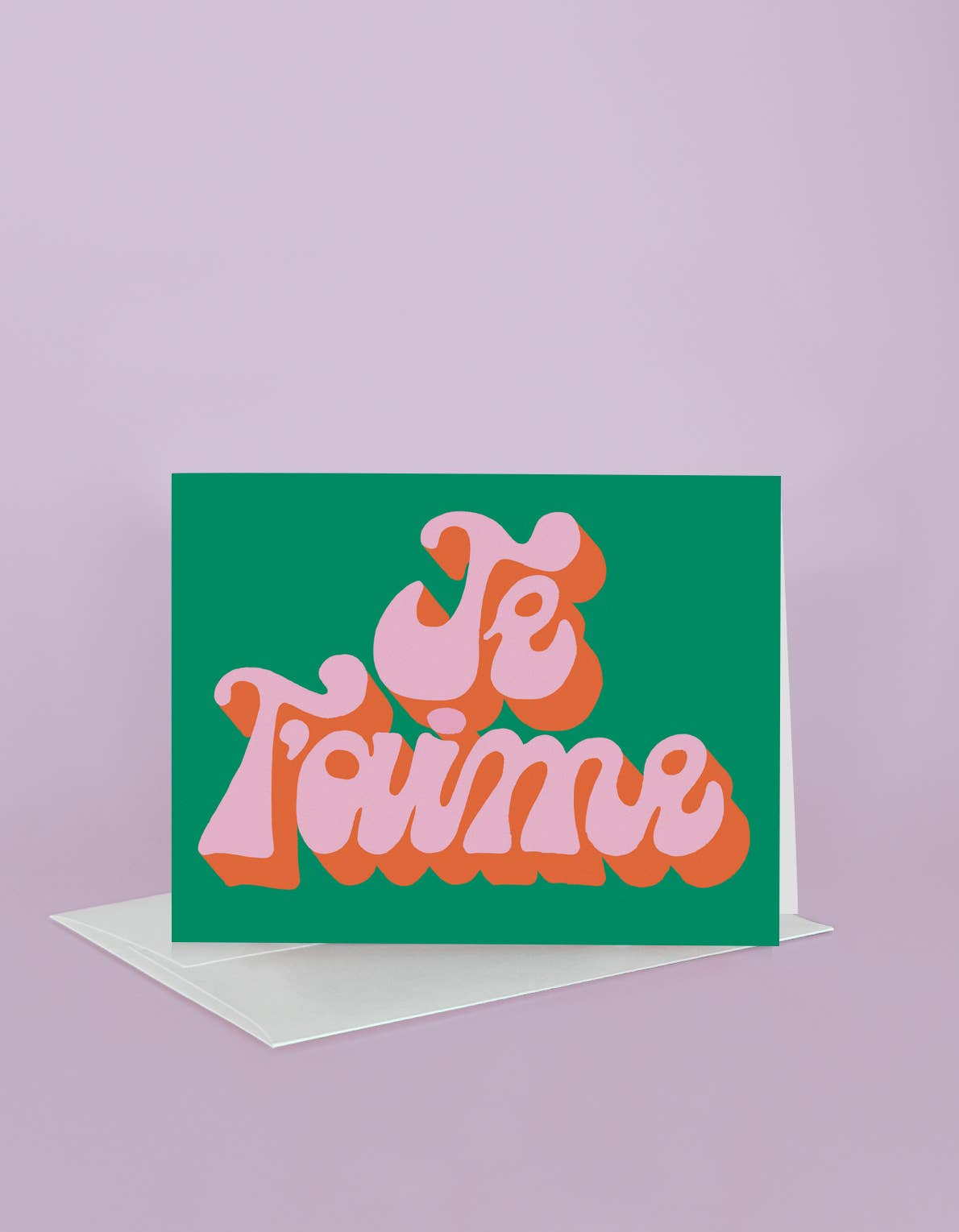 Idlewild Co. - Wholesale Love Card - Je T'aime Greeting Card