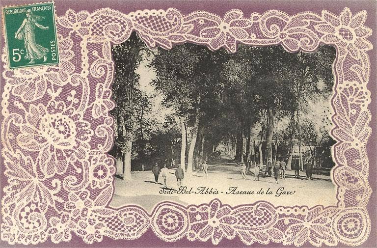 Found Image Press – Impressão artística por atacado – Impressão de Arte PS-169 Sidi Bel Abbes - Avenida da Estação, Lacy Fr0