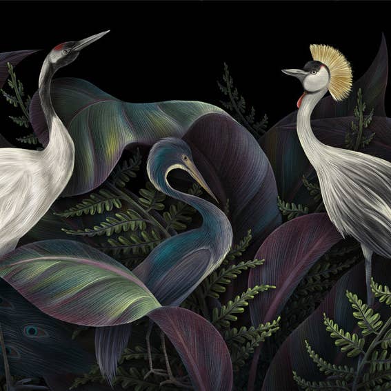 Mint by Michelle - Wholesale Craft Supplies - Birds of a Feather - A1 size large Decoupage Paper1