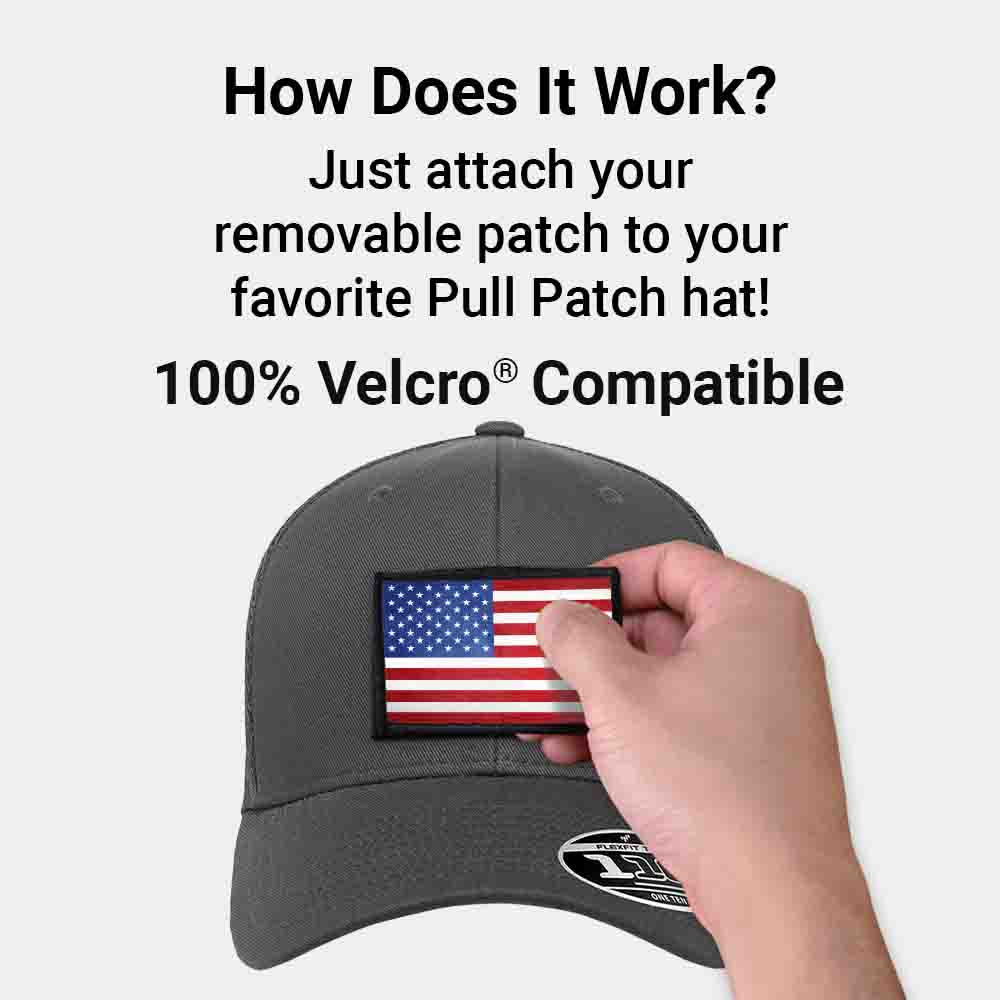 Pull Patch - Wholesale Trucker Hat - Unisex - Trucker Curved Bill Flexfit + Snapback Hat by Pull Patch (Charcoal)2