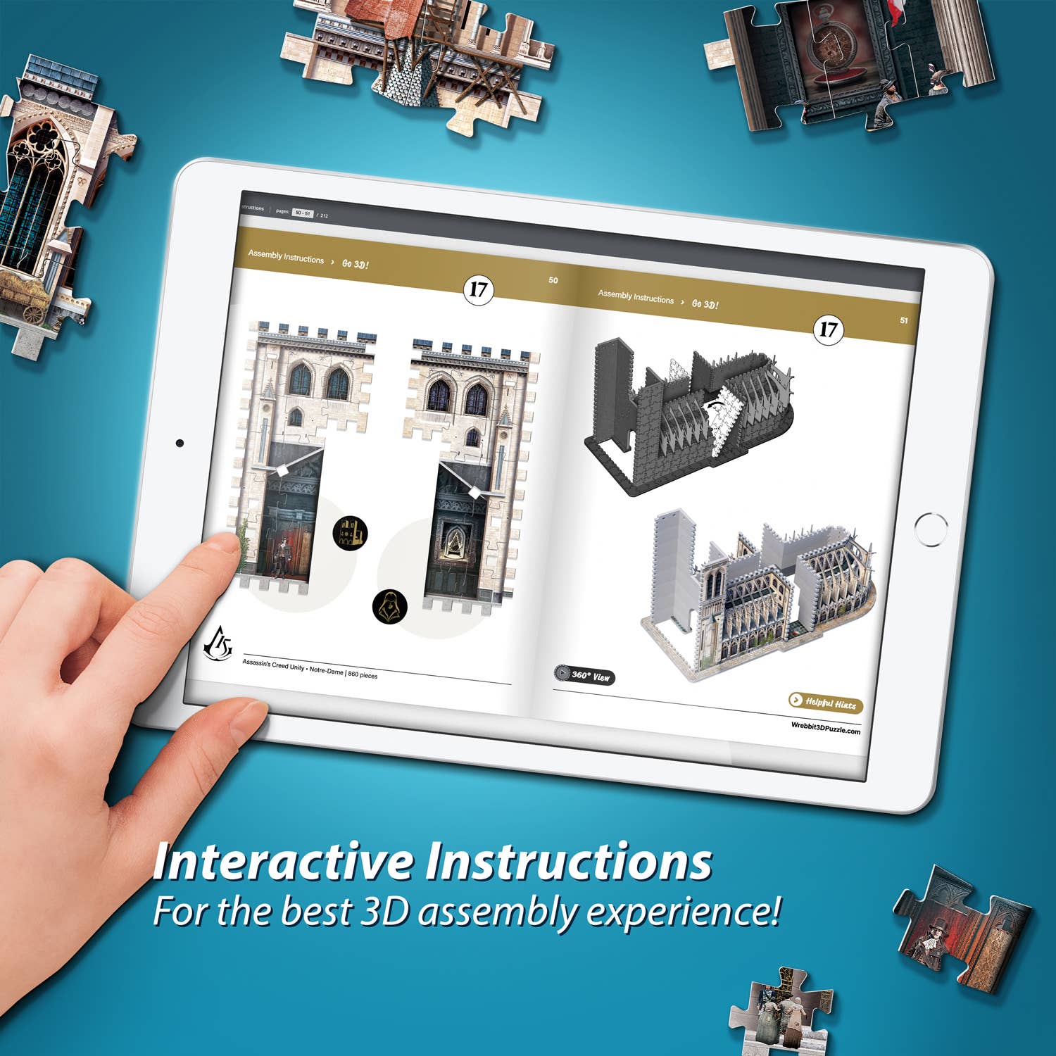 Wrebbit Puzzles Inc. - Wholesale Puzzle - Adult - Assassin's Creed Unity - Notre-Dame8