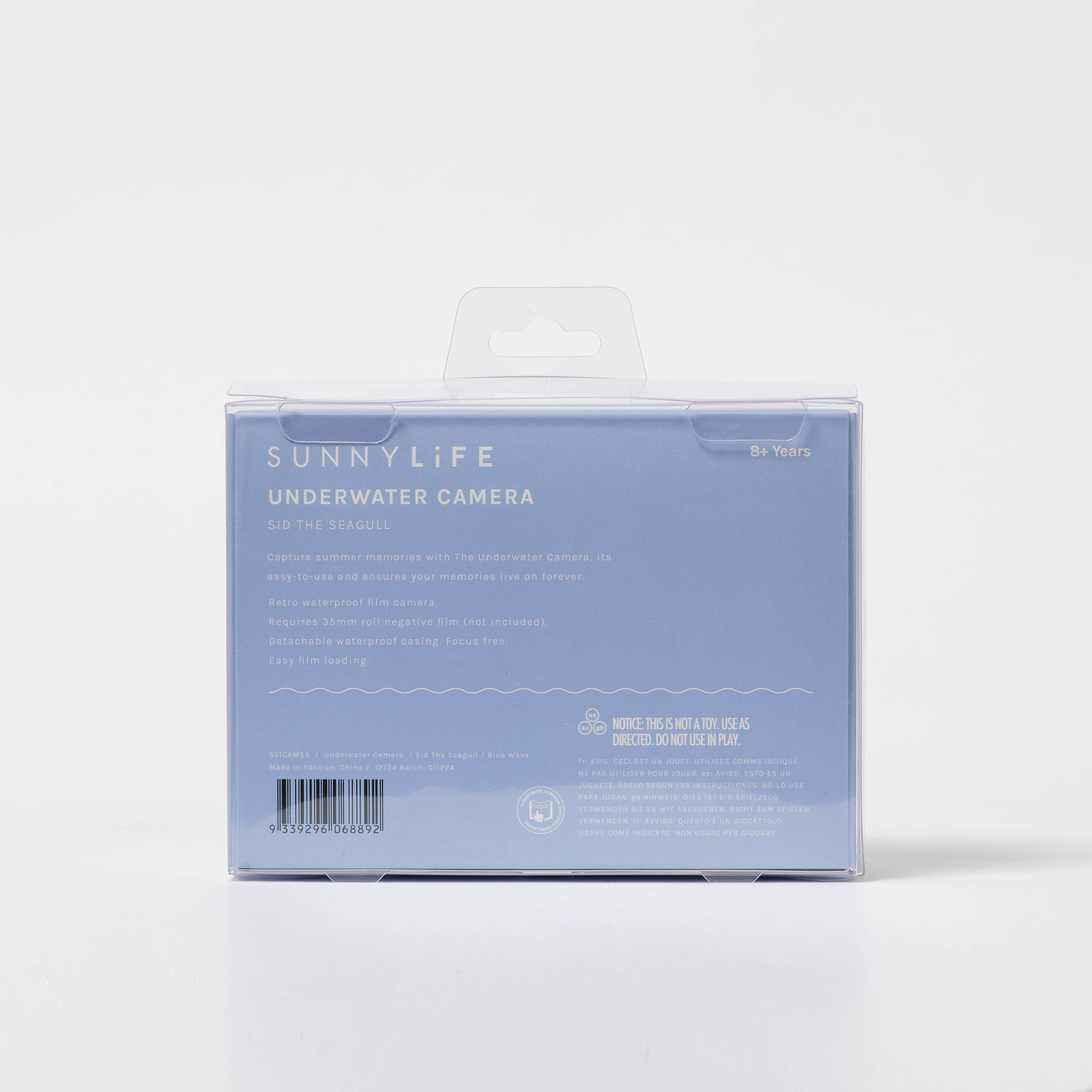 SUNNYLIFE - Wholesale Beach/Pool Toy - Kids & Baby - Sid the Seagull Blue Wave Underwater Camera2