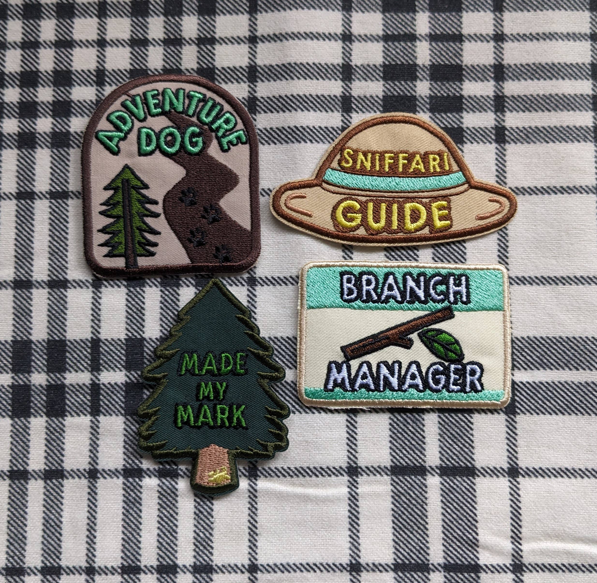 Colored Up Pup - Wholesale Patch - Adventure Dog Iron On Patch for Dogs2