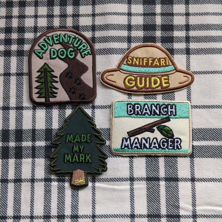 Colored Up Pup - Wholesale Patch - Adventure Dog Iron On Patch for Dogs2