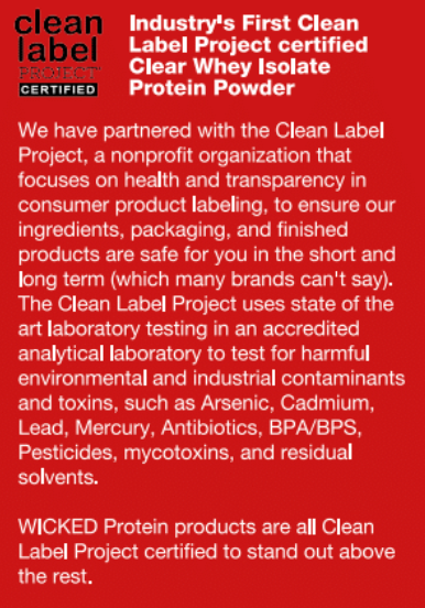 WICKED Protein - Wholesale Protein/Superfood Powder - WICKED Cherry Limeade Clear Whey Isolate Protein Powder (PRE ORDER)5