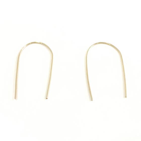 Boucles d'oreilles Dope Fer à cheval pour la vente par Tatiana Cabral Smith: handmade jewelry