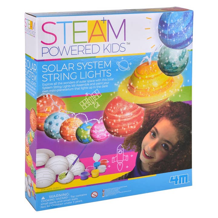 The Toy Network - Wholesale Toy Set - Kids - STEAM Powered Kids/Solar System String Lights