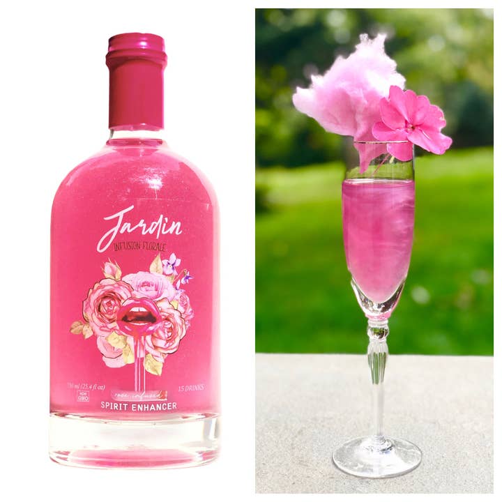 Jardin Infusion Florale - Wholesale Cocktail Mix/Syrup - JARDIN PREMIUM Rose Mixer for Cocktails and Mocktails