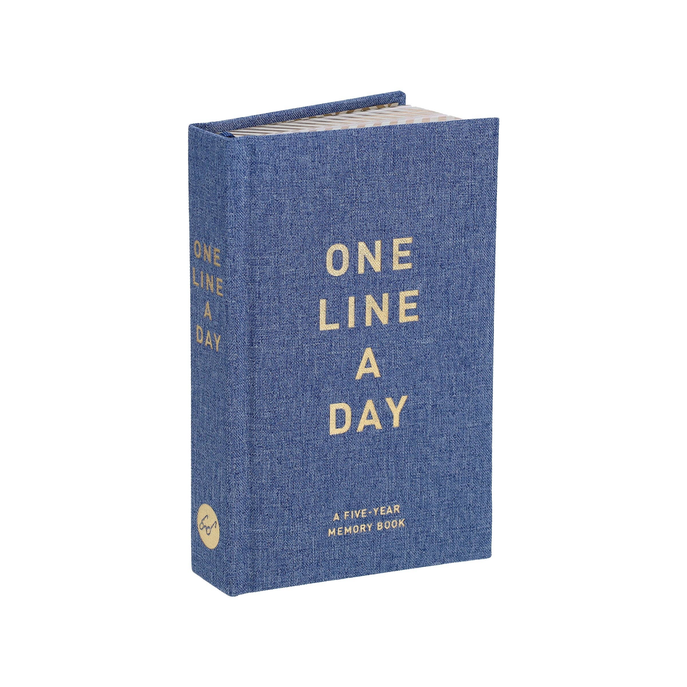 Chronicle Books - Wholesale Journal/Diary - Denim One Line A Day2