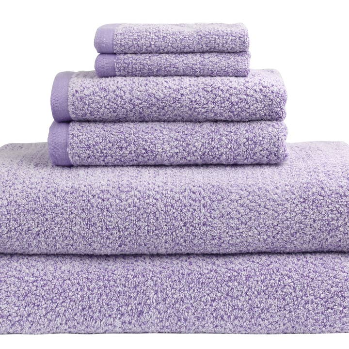 DJ Towels, 6 Piece Bath Sheet Towel Set, Lavender for wholesale by Everplush