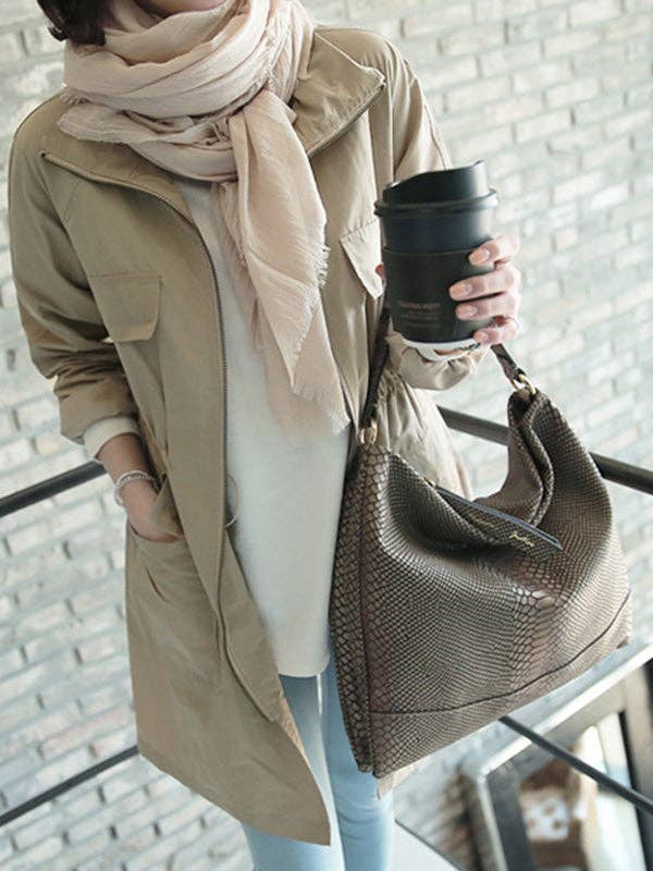 Sheer Trend – Túnica - Mulher por atacado – Camisetas simples de mangas compridas de cor sólida6