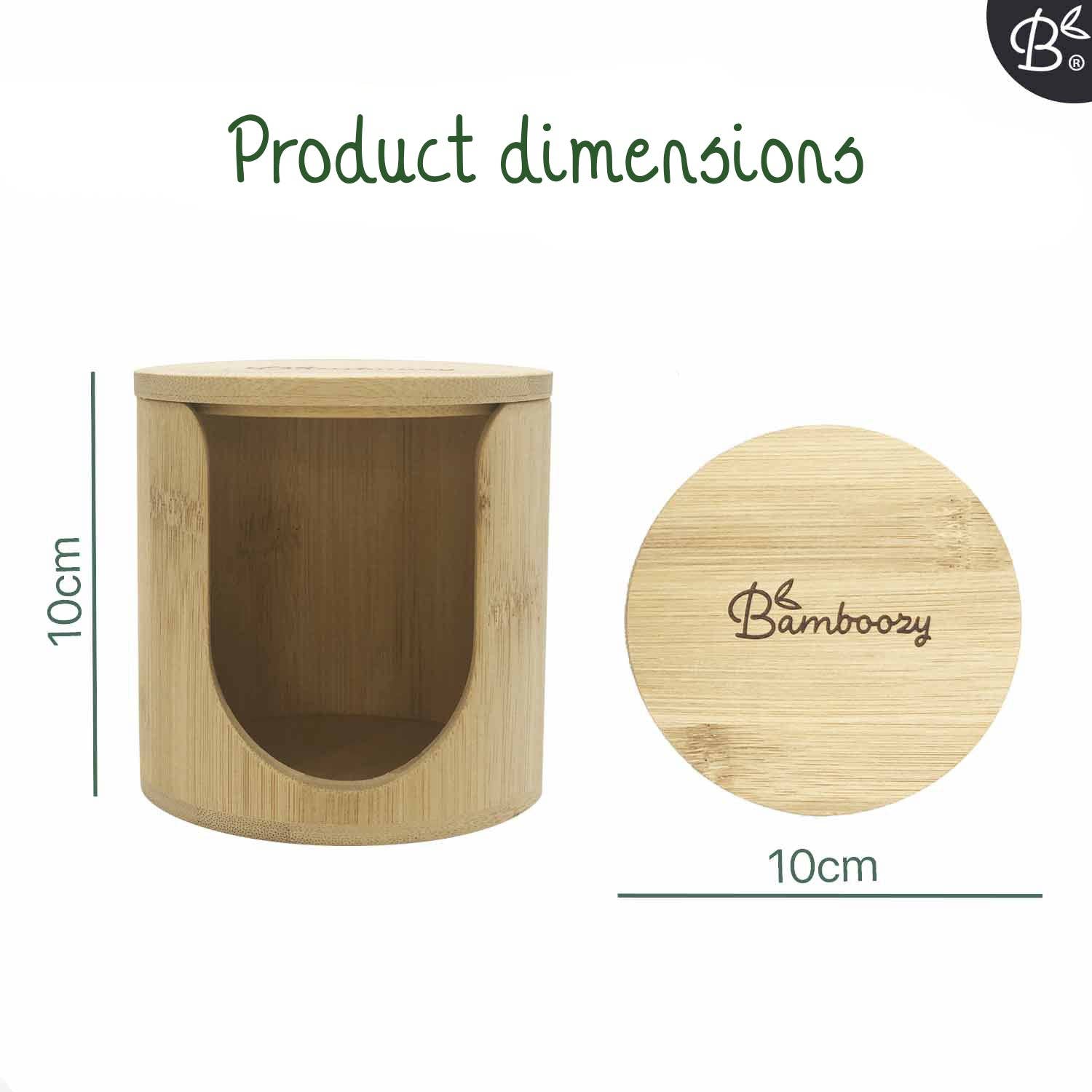 Bamboozy x Cosmeau – wholesale Bomullsrondeller – Hållare i bambu för bomullsrondeller7