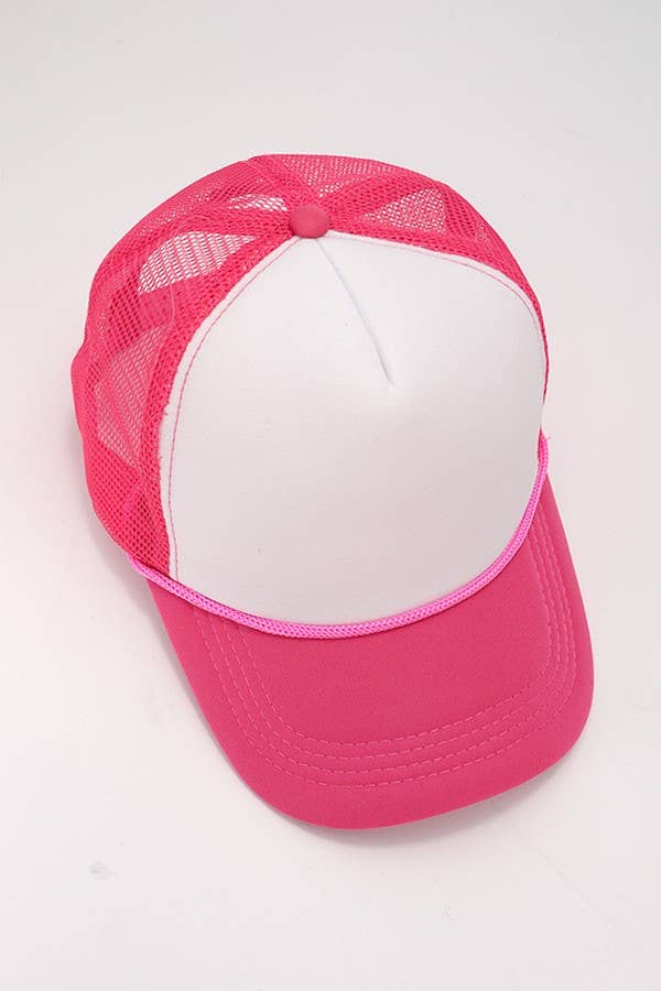 JOSSLYN by wall to wall - Wholesale Trucker Hat - Women's - TRUCKER HAT FOAM FRONT MESH BACK HAT CAP | 40HW7251