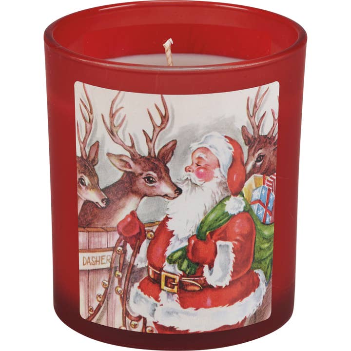 Primitives by Kathy - Wholesale Jar/Filled Candle - Santa's Reindeer Candle Set