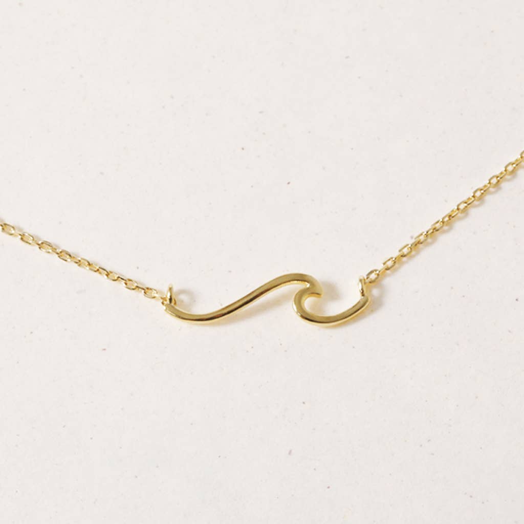 INKI STUDIO - Wholesale Pendant/Charm Necklace - Ride The Wave, Necklace1