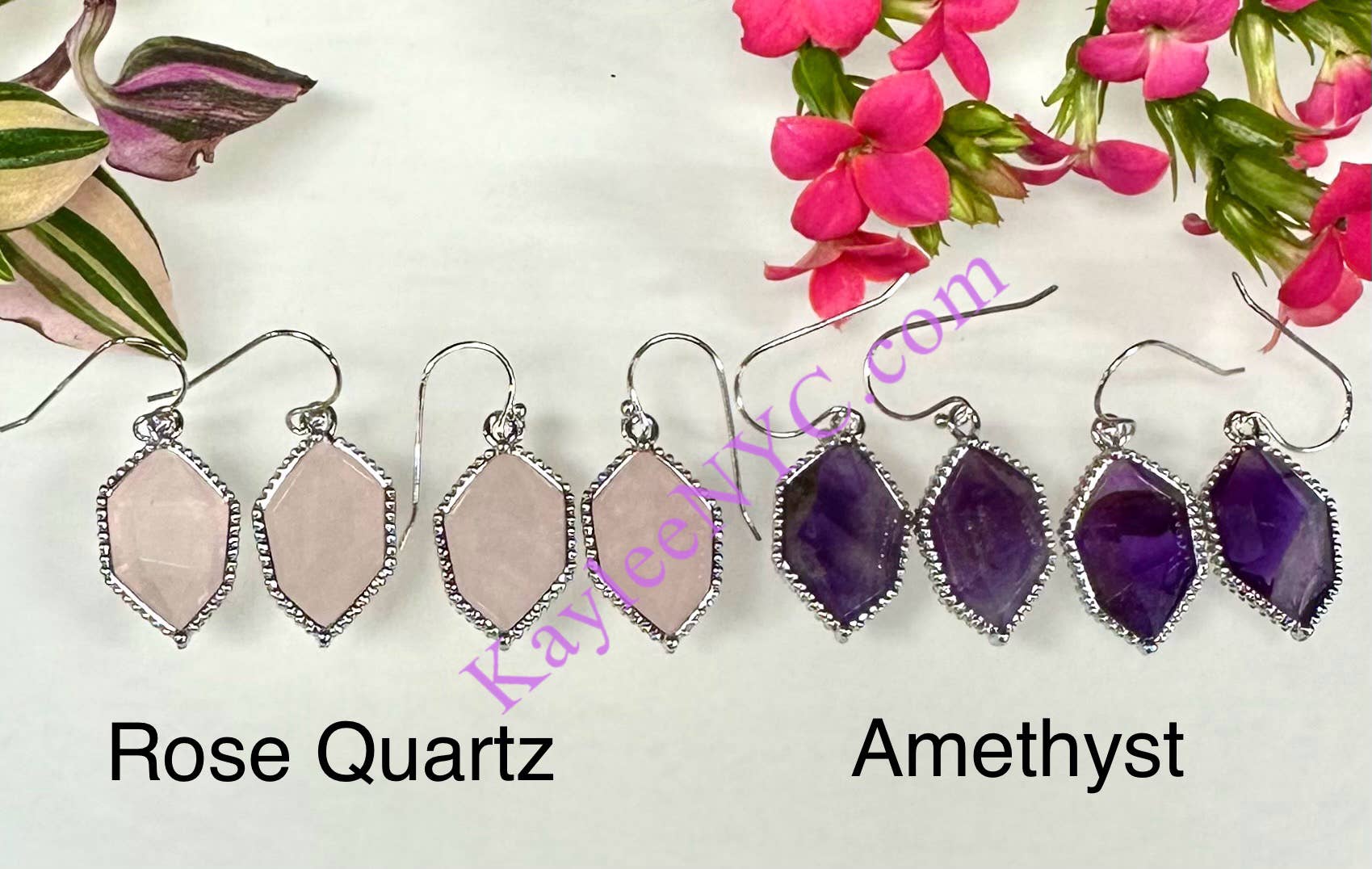 KayleeNYC - Wholesale Dangle Earrings - Crystal Sterling Silver Dangling Earring5