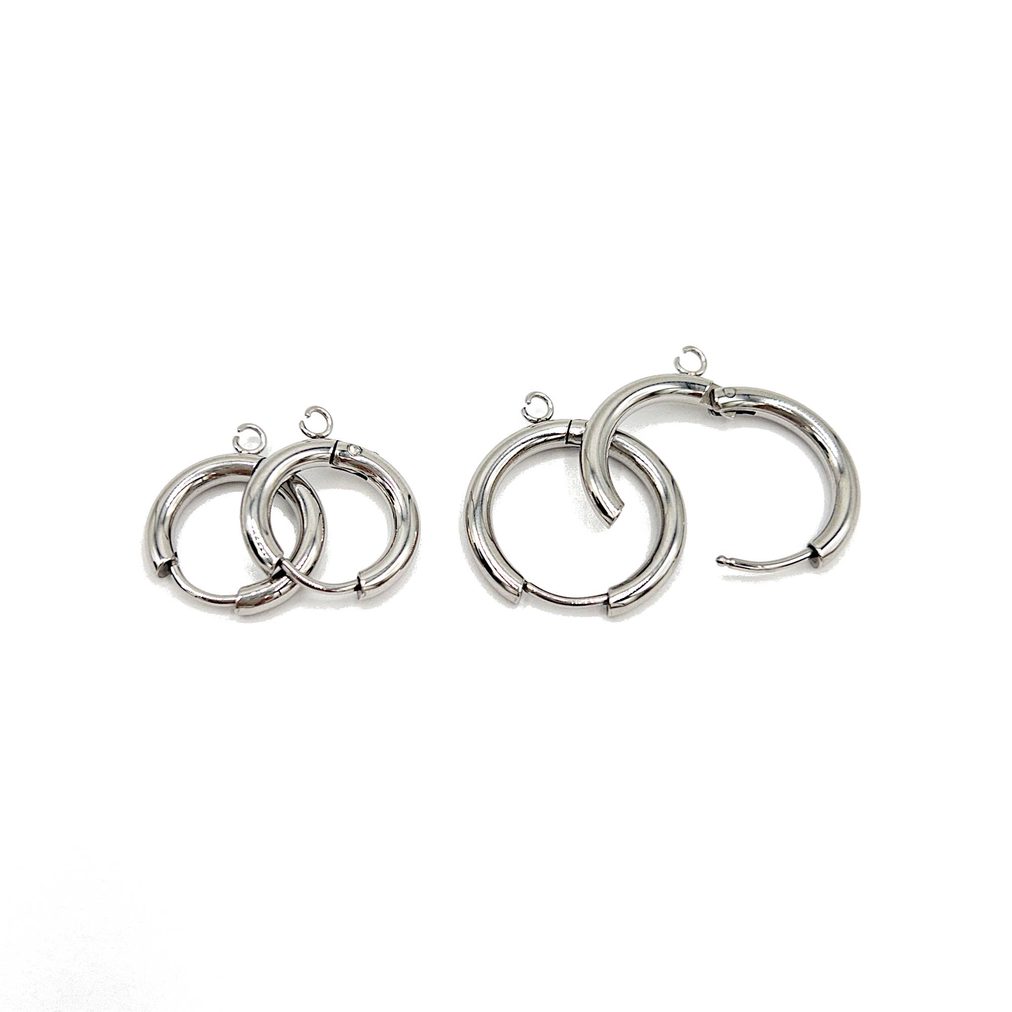 UBNY Collection - Wholesale Hoop Earrings - Hoop Earring Findings • Surgical Steel • Gold PVD Plating8