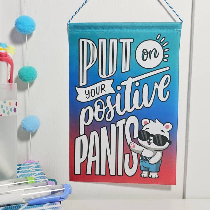 Bear Positive Pants Banner for wholesale by FunUsual Suspects