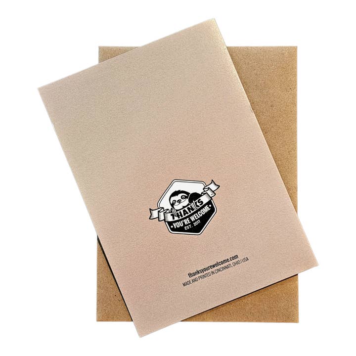 Thanks You're Welcome - Wholesale Verjaardagskaartje - Ga niet dood aan me, klootzak - 5x7 Wenskaart1