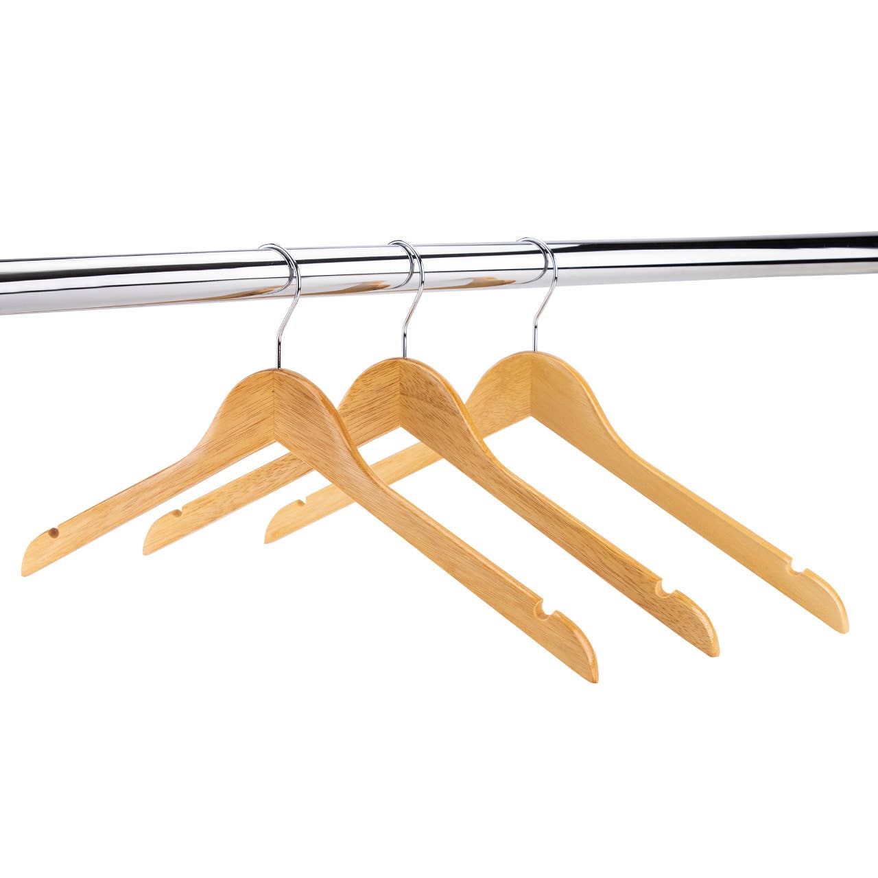 Store Supply Warehouse - Wholesale Clothes Hangers - 17" Natural Wood Dress Hangers - Case of 501