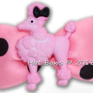 Pretty Pink Poodle for wholesale by Hot Bows