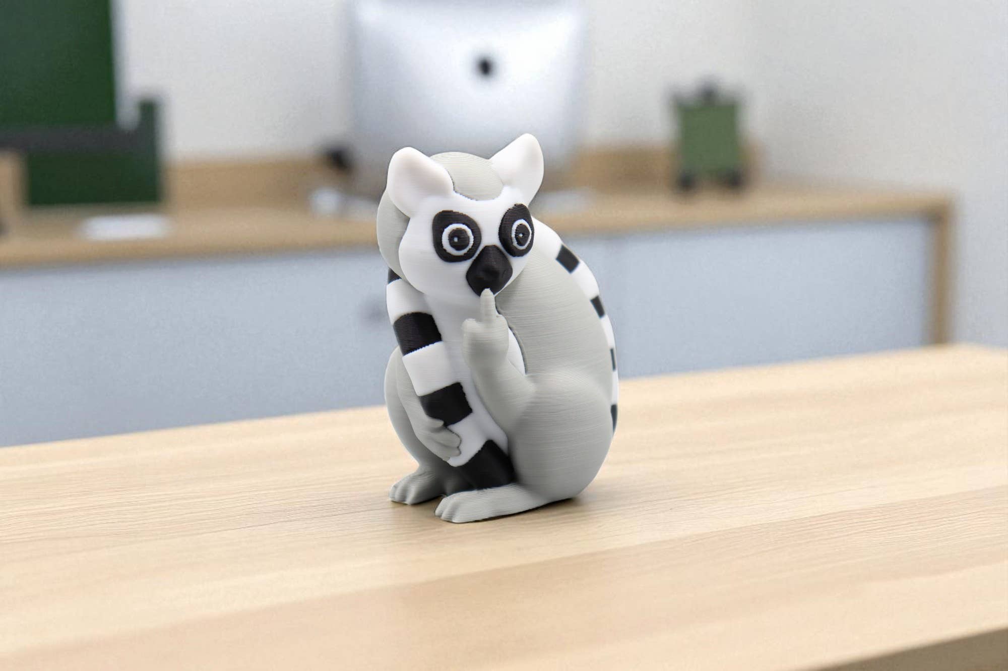 Lellume - Wholesale Decorative Figurine - Lemur Middle Finger Figurine – Funny Sarcastic Lemur Gift3