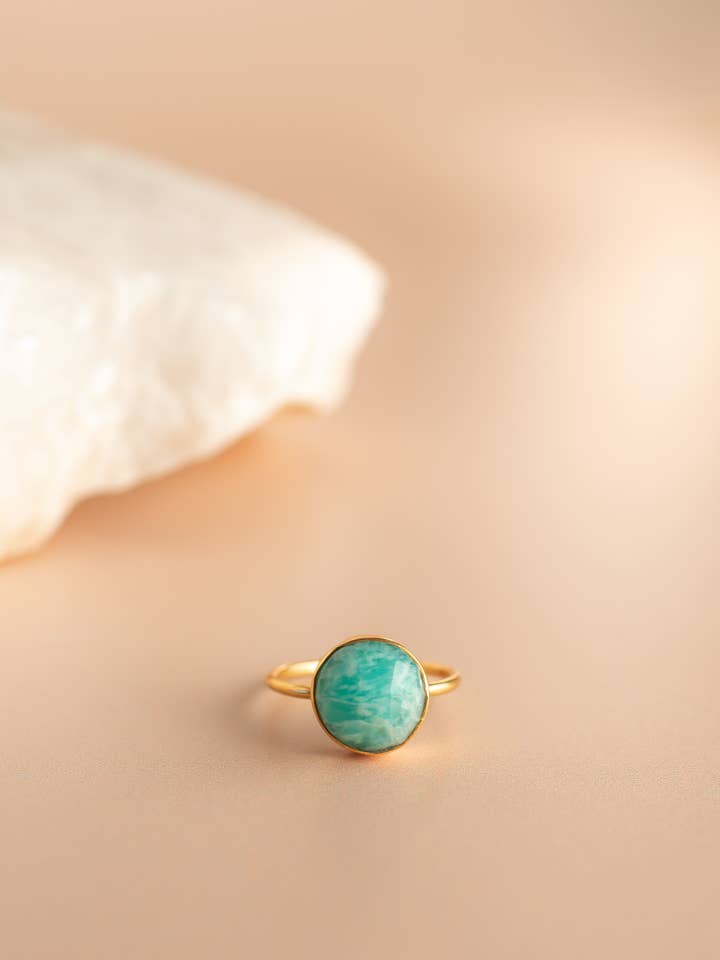 Azure Ring Round Ring for wholesale by Lumi + Sol