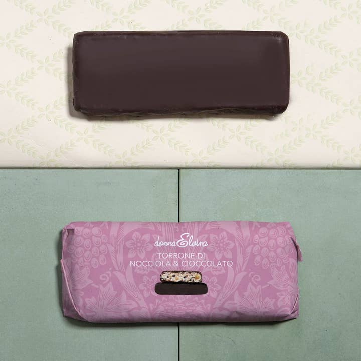 Mjuk hasselnöt och choklad nougat för wholesale av DONNA ELVIRA dolceria di Roccasalva Elvira