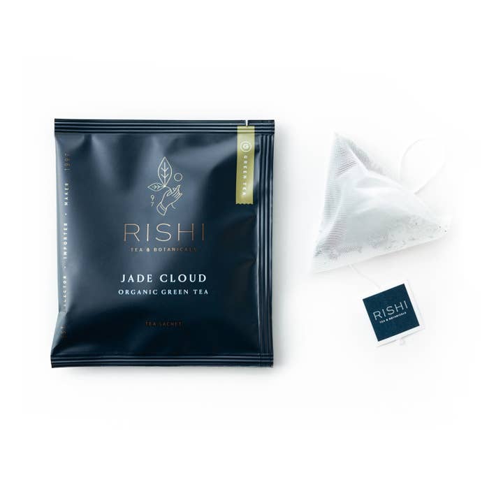 Rishi Tea & Botanicals - Wholesale Tea Bags - Jade Cloud Organic Green Tea Sachets (Foodservice)