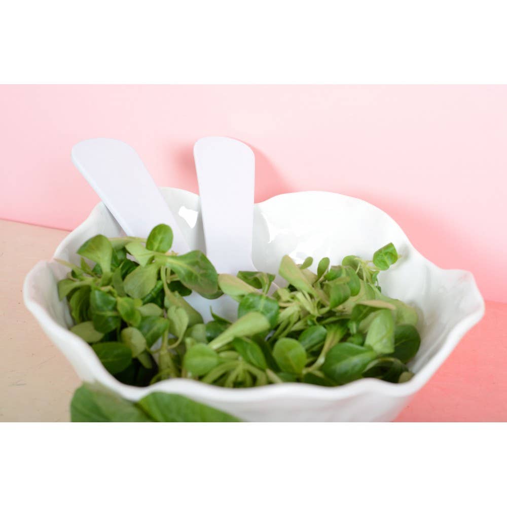 AULICA – Tigela de servir por atacado – Tigela de salada branca em melamina 26x26x8 cm1