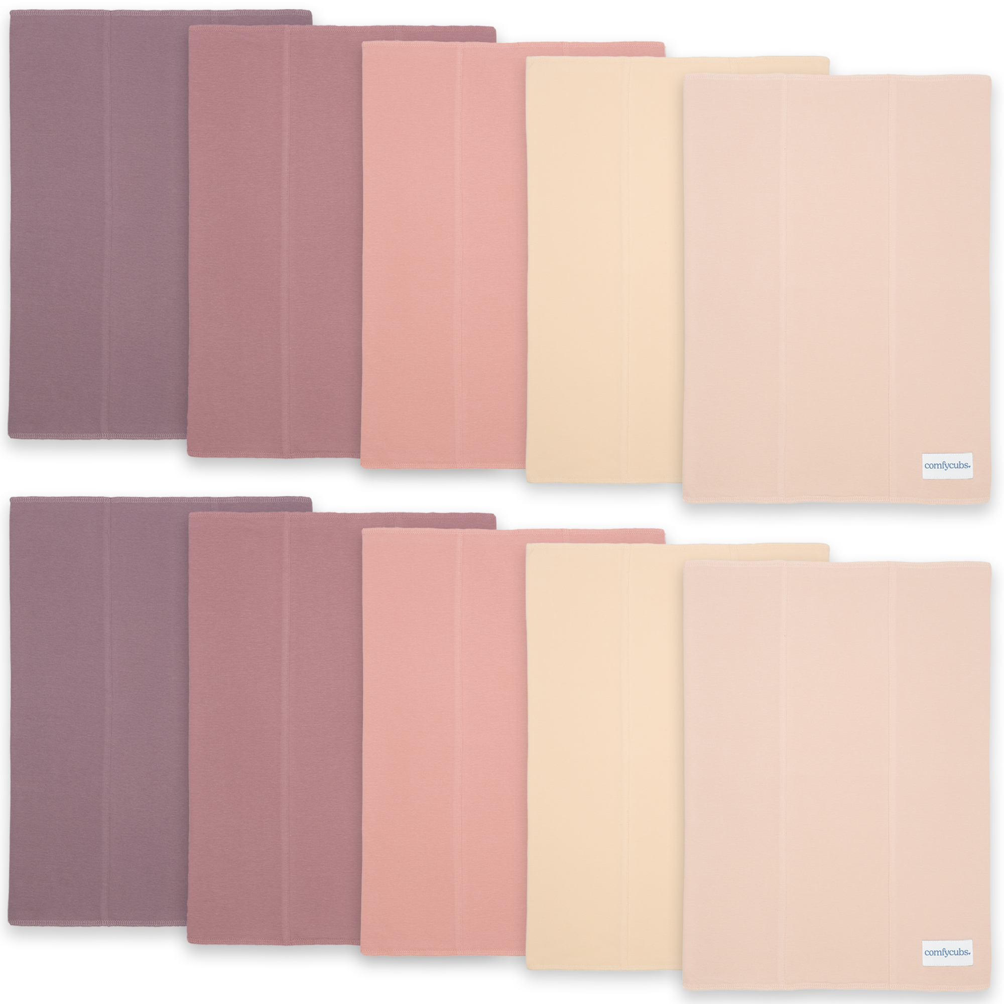 Comfy Cubs - Wholesale Burp Cloth - Baby - Baby Burp Cloths Set, Large 6-Layer, 100% Cotton Comfy Cubs55