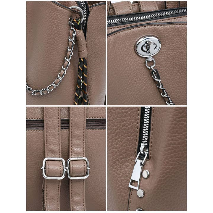 Papaya Fashion Ltd - Wholesale Backpack - Women's - SP2286-1 Backpack with 3 compartments7