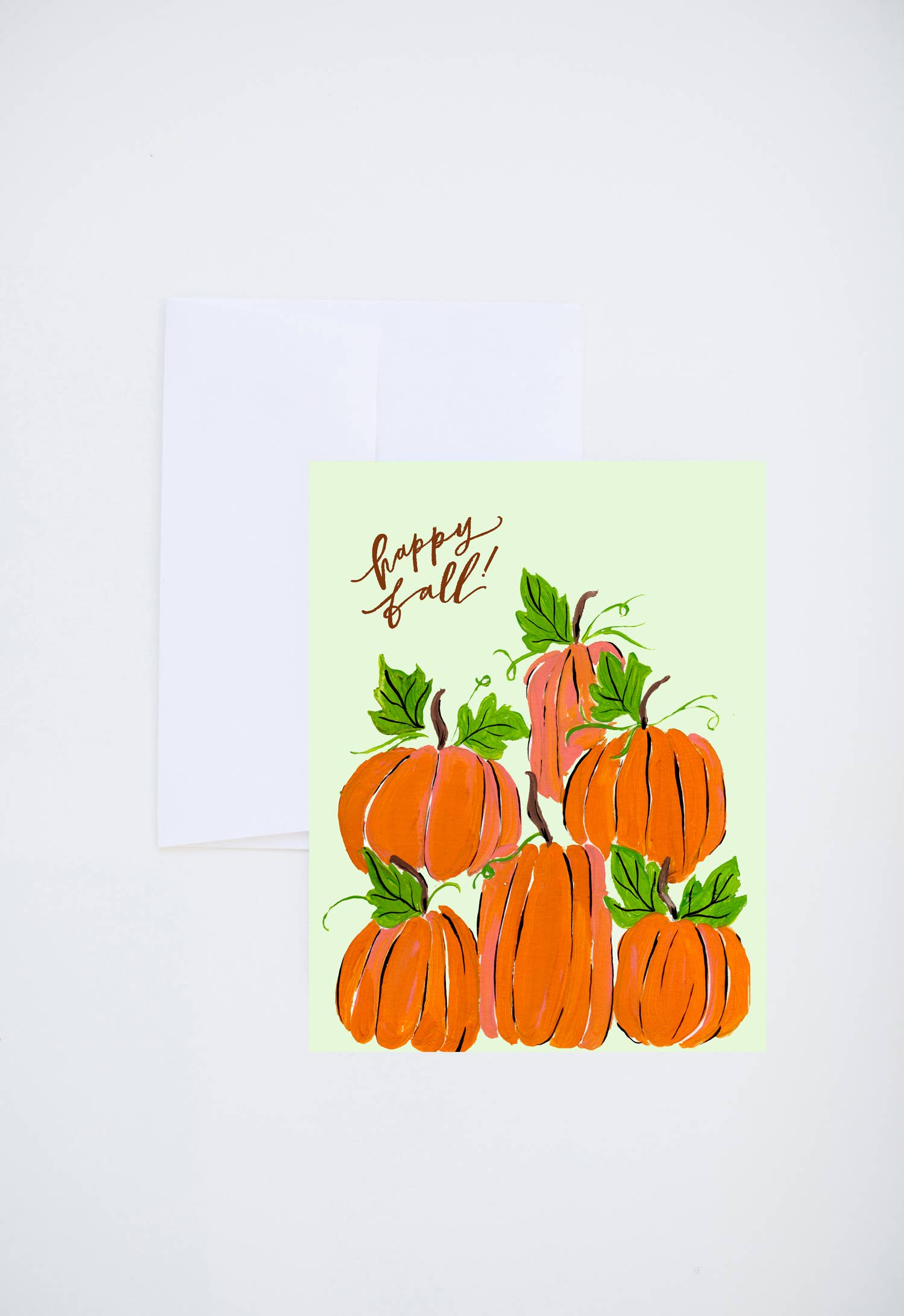 Shannon Kirsten Illustration - Wholesale Season's Greetings Card - Happy Fall Pumpkins1